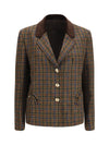 blazer shelley in wool blend tweed