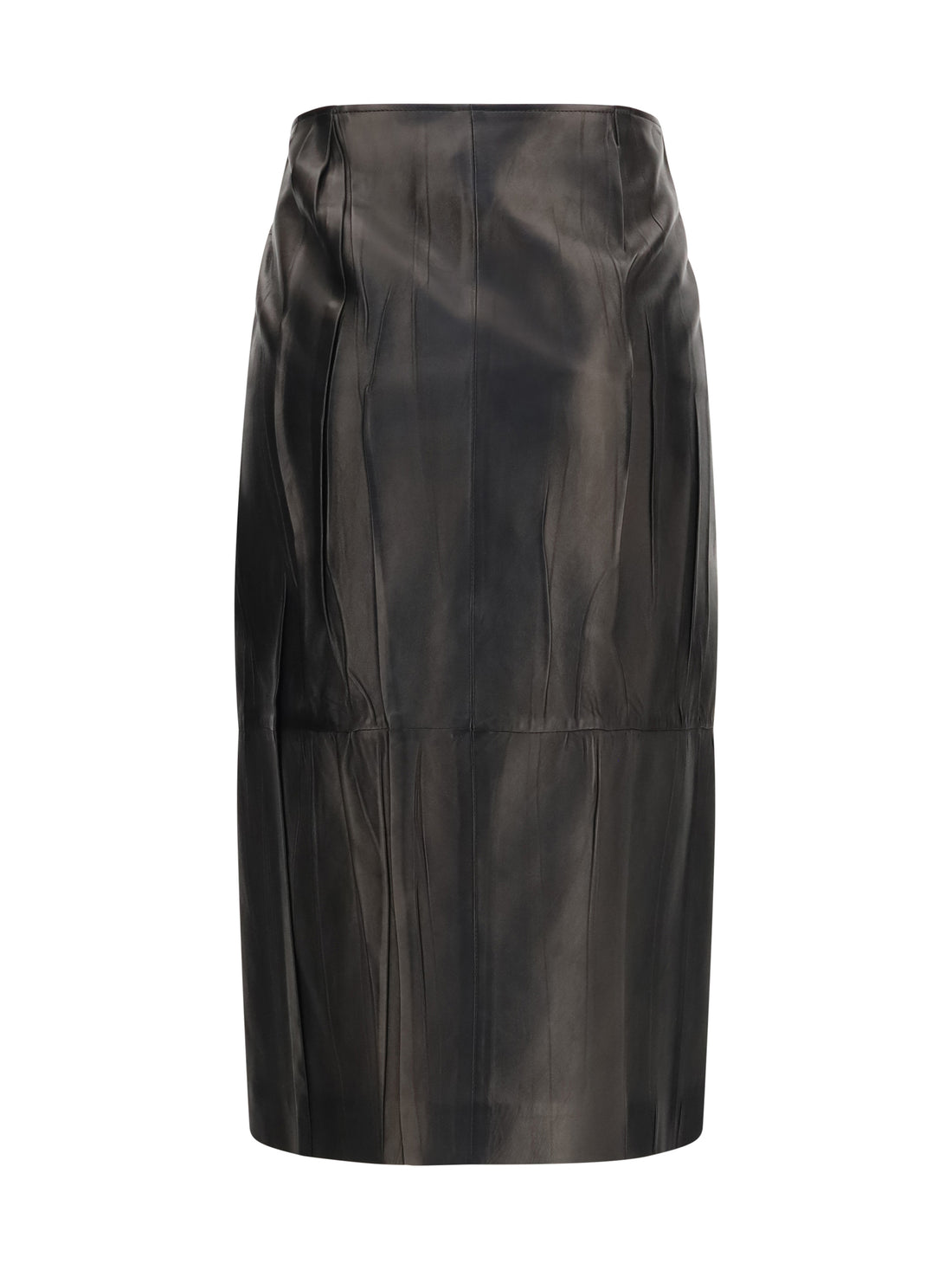 ERMANNO SCERVINO 40 midi leather skirt