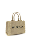 medium beach rafia tote bag
