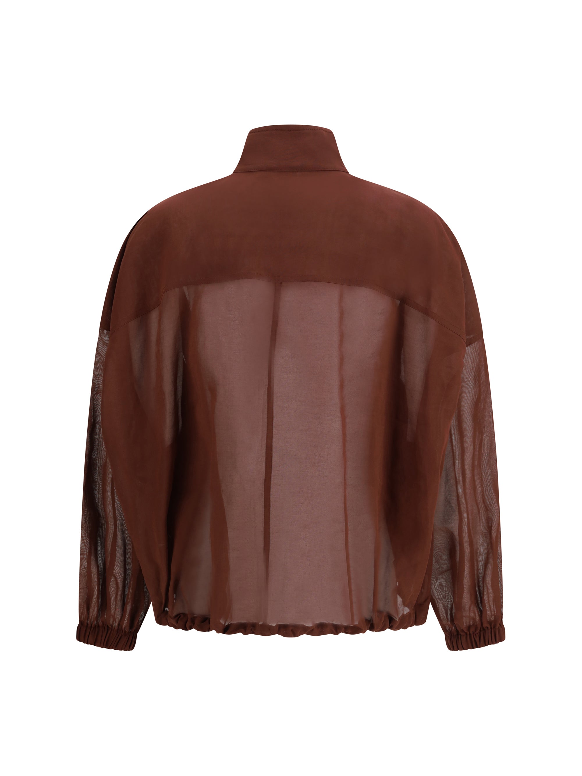 cotton organza shirt