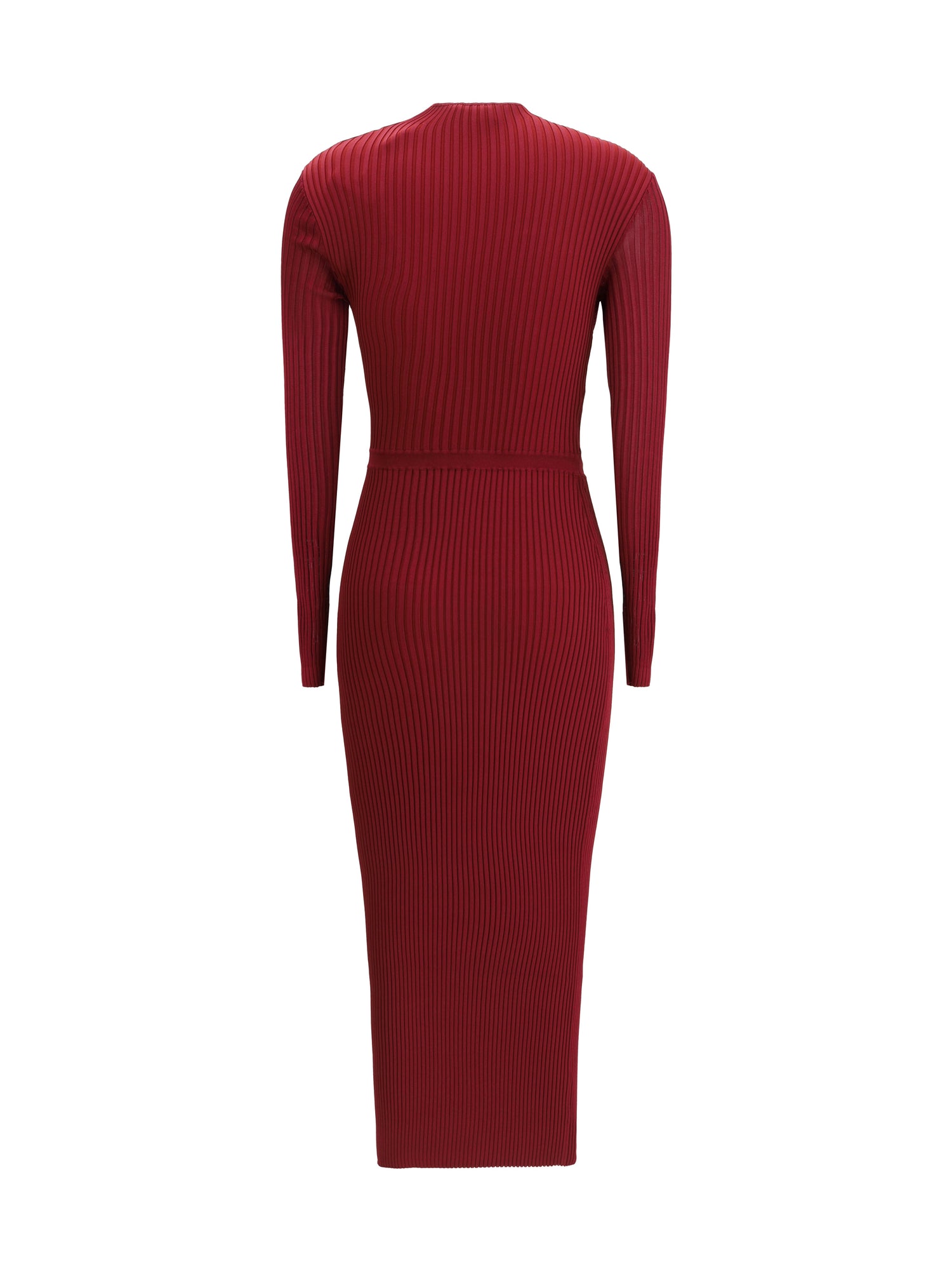 SELF-PORTRAIT M ribbed midi dress