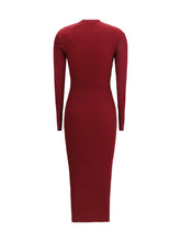 SELF-PORTRAIT M ribbed midi dress