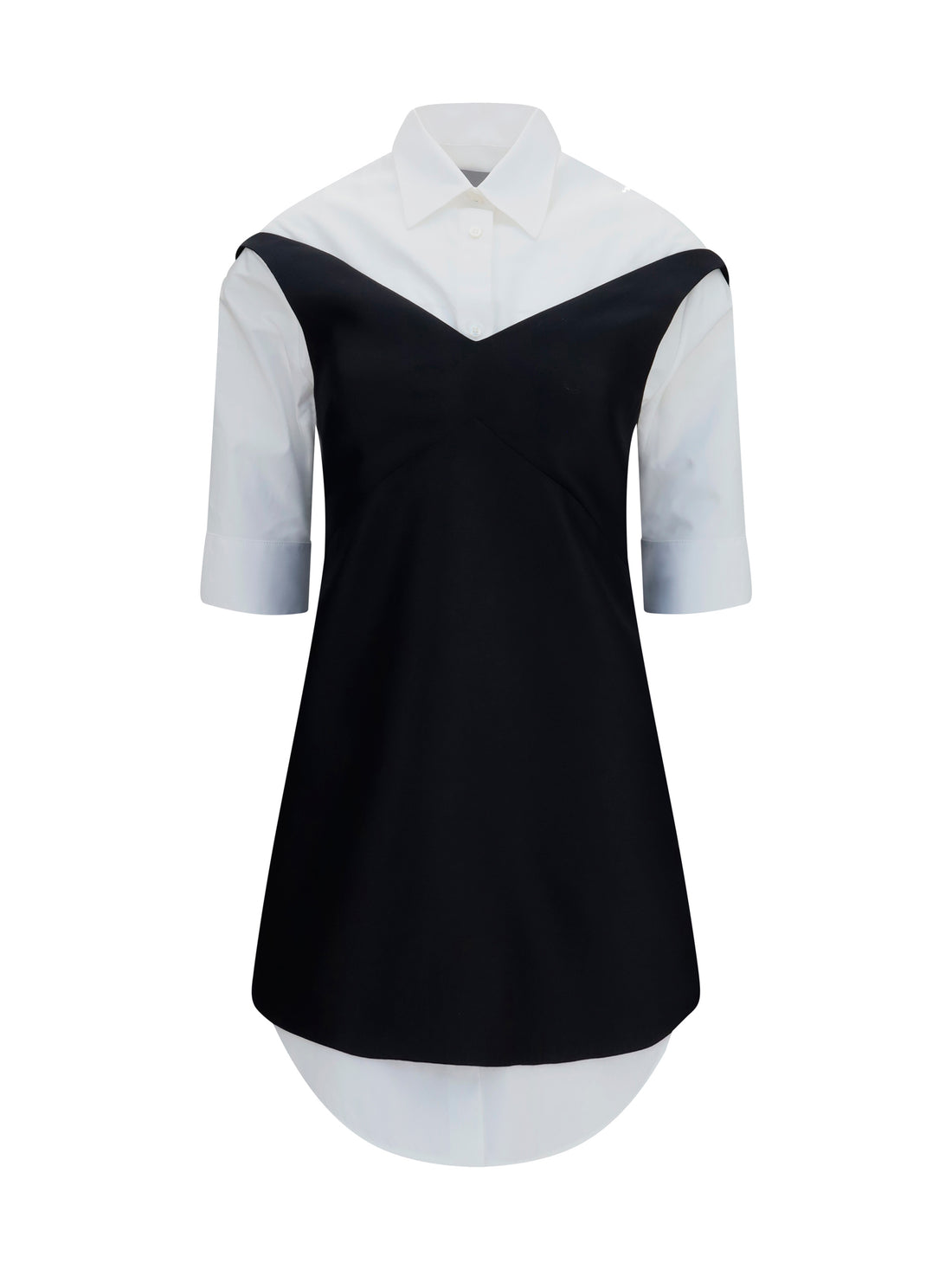 BALENCIAGA 36 hybrid shirt dress