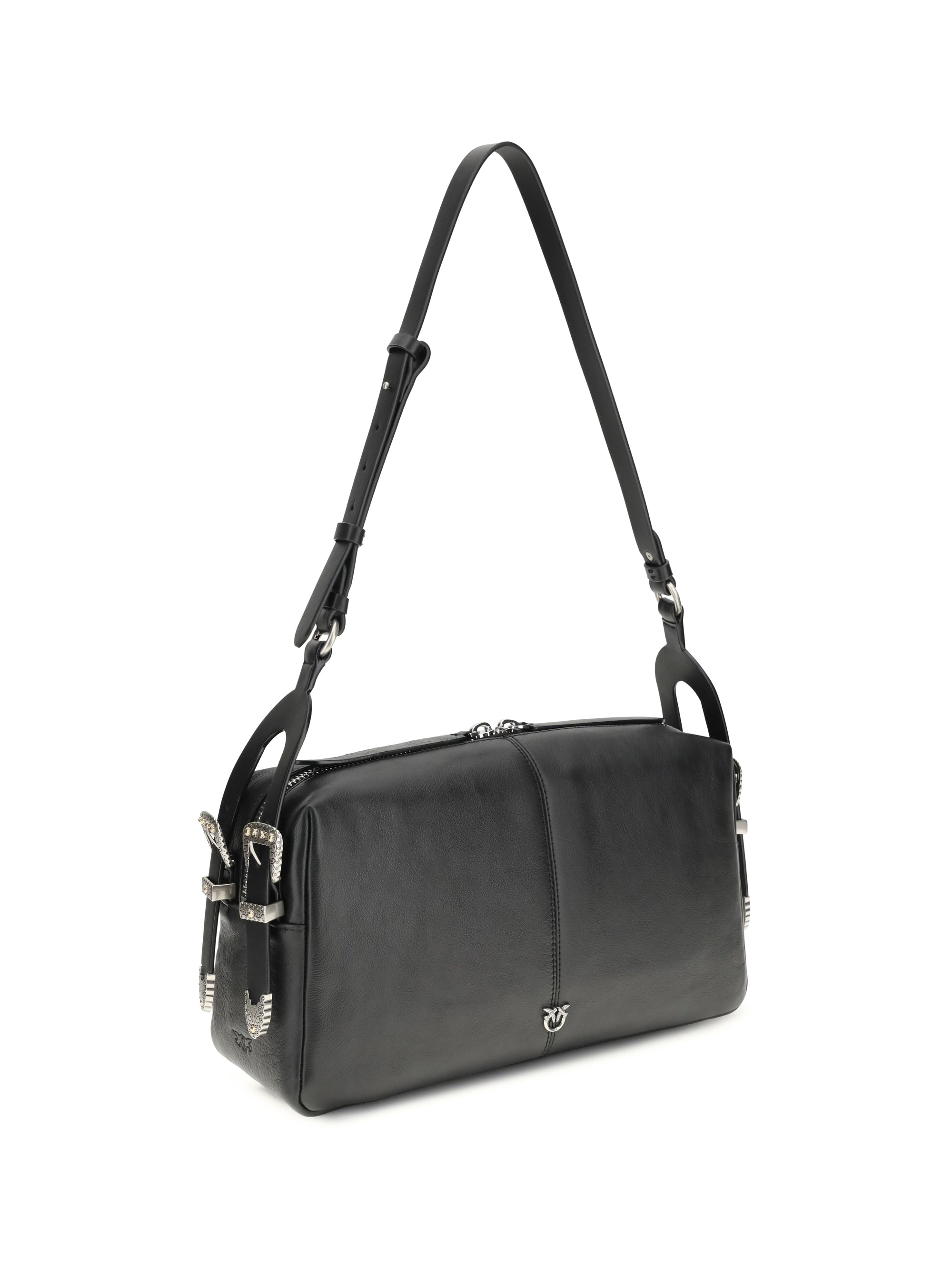 keeper medium shoulder bag in leather