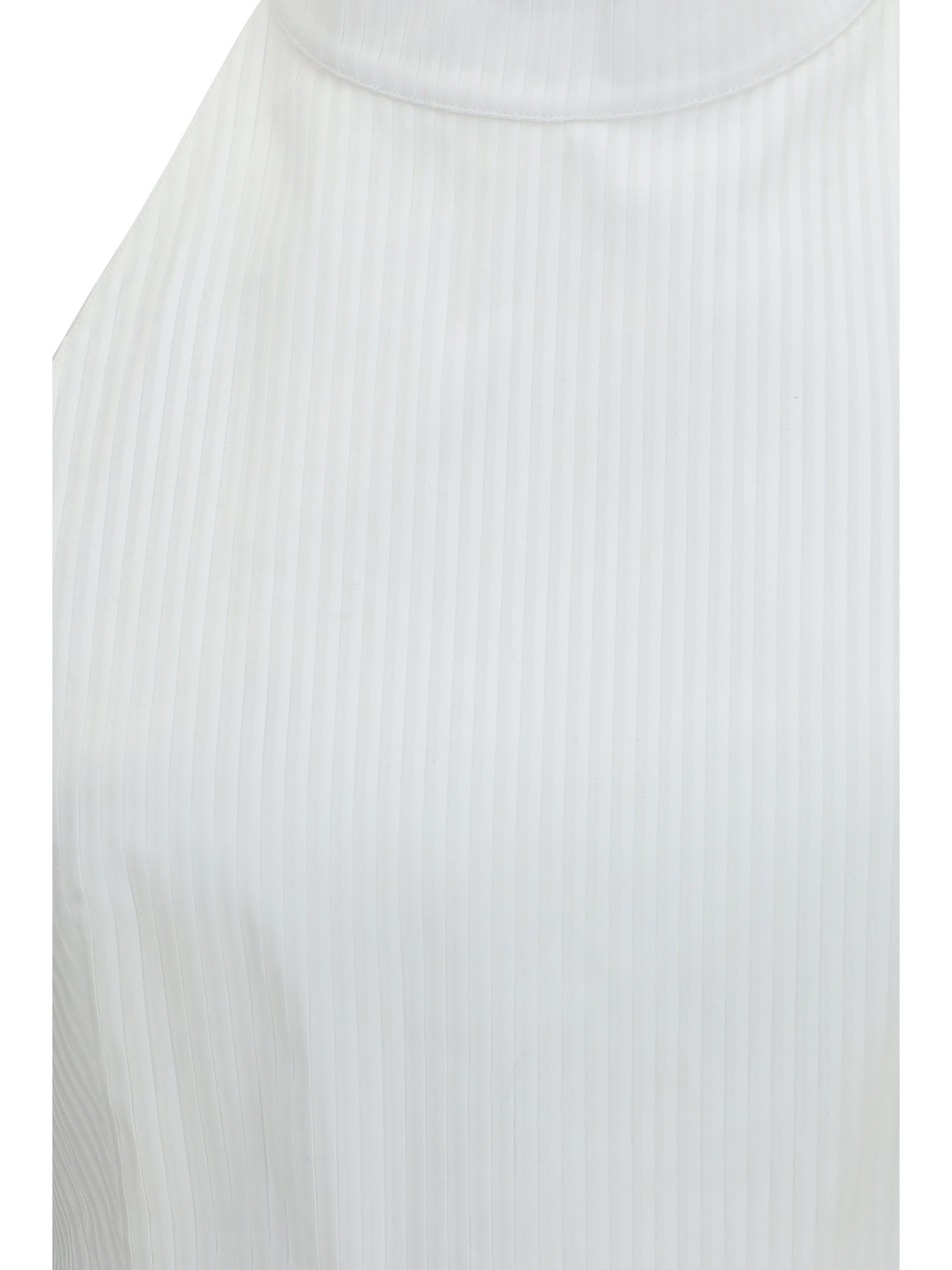 cotton poplin plastron top