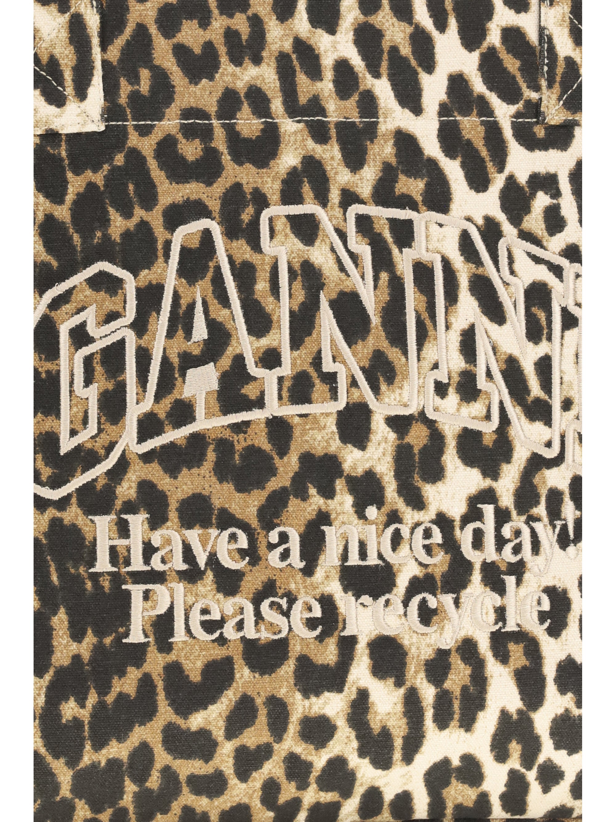 leopard tote bag