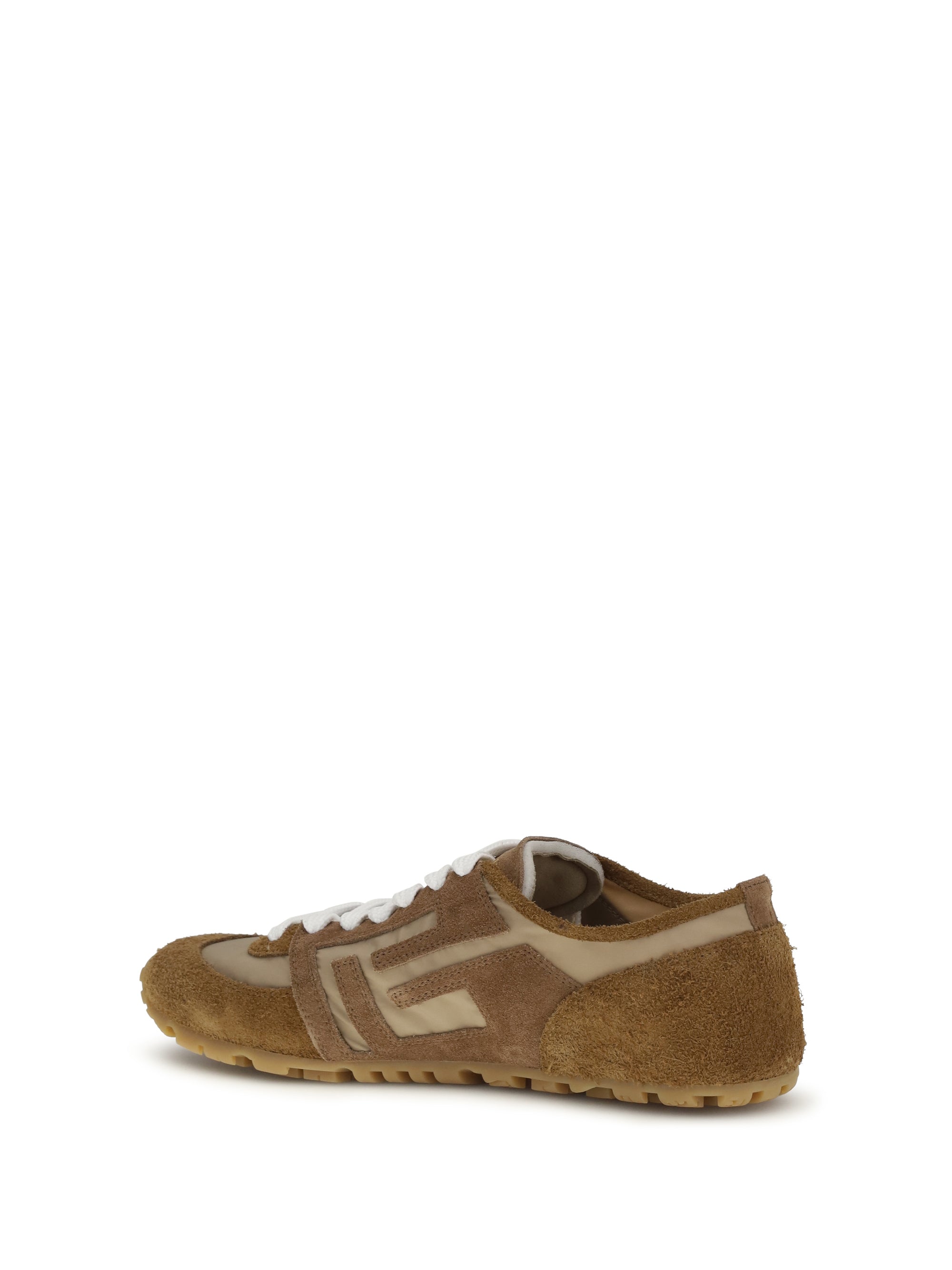 leather racer sneakers