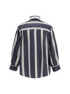 oversized striped shirt