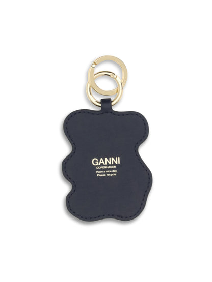 GANNI OS teddy bear keyring