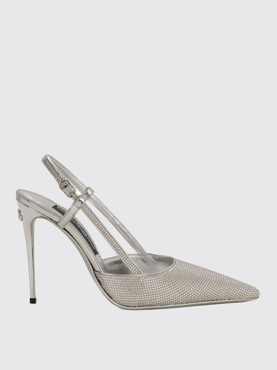 DOLCE &amp; GABBANA 36 pumps in silk blend with rhinestones