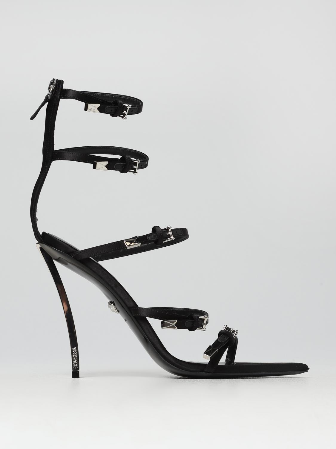 VERSACE 37 sandal in satin