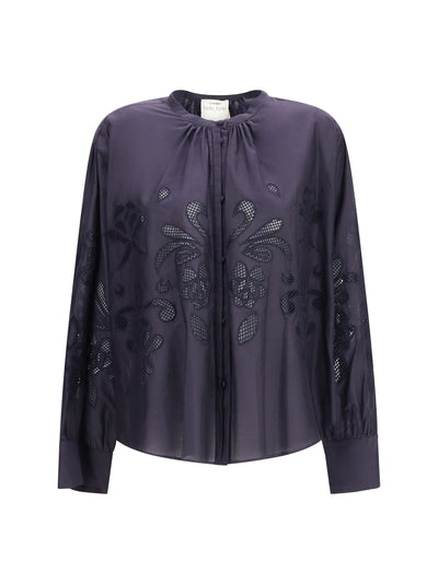 embroderied cotton shirt