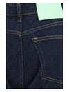 five-pocket jeans with back slits