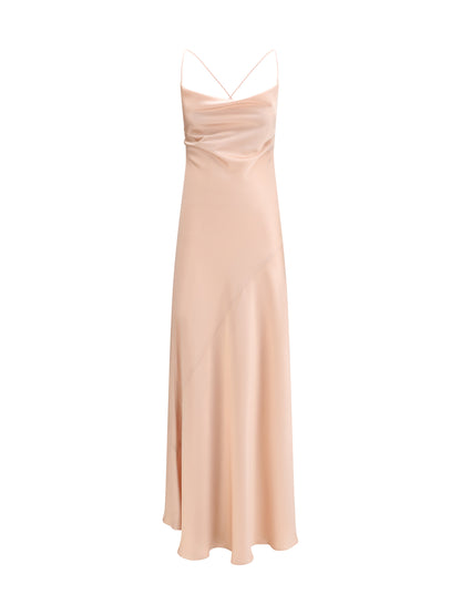 PINKO 38 farro satin dress