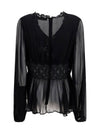 luna peplum blouse