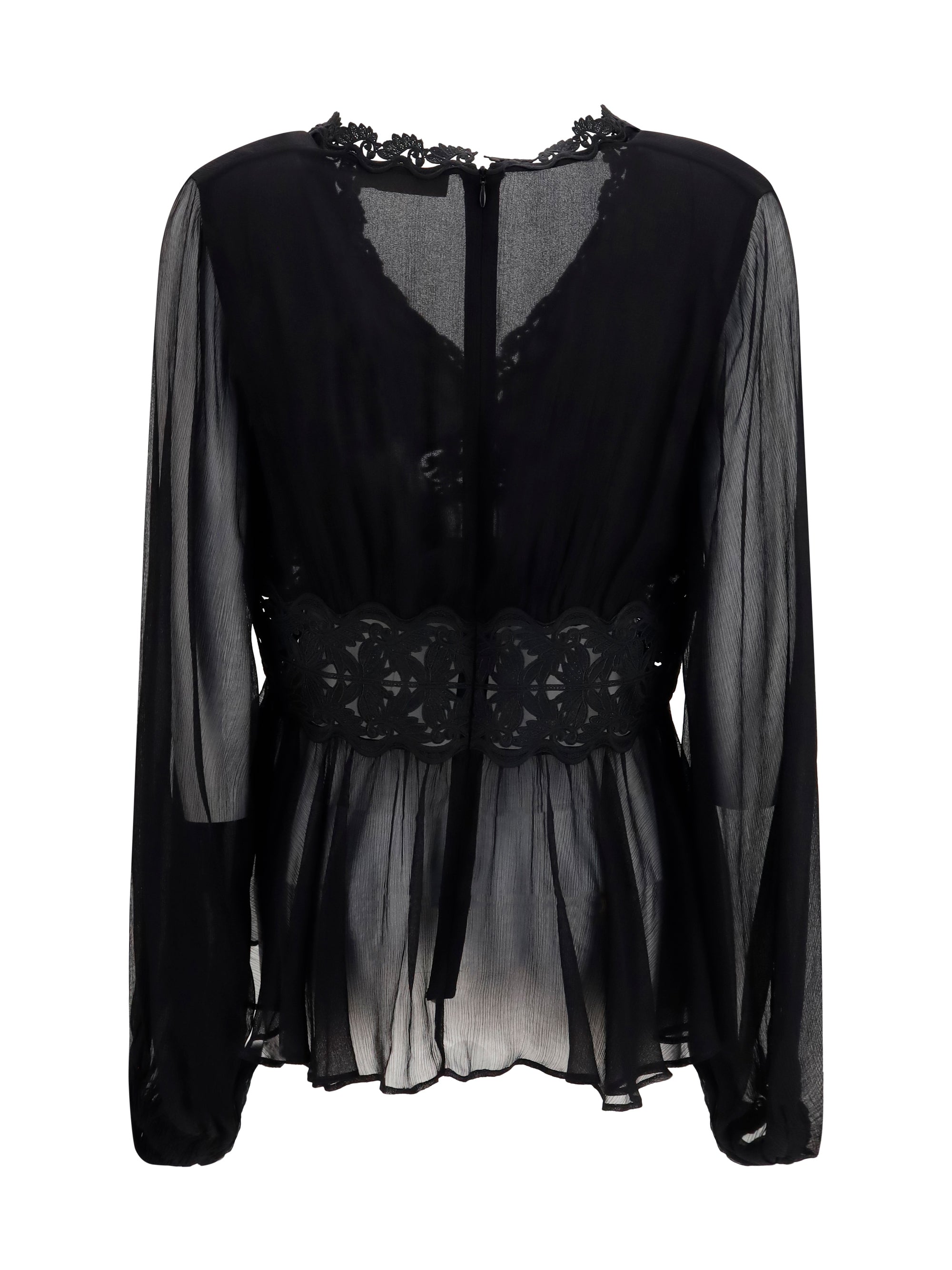luna peplum blouse