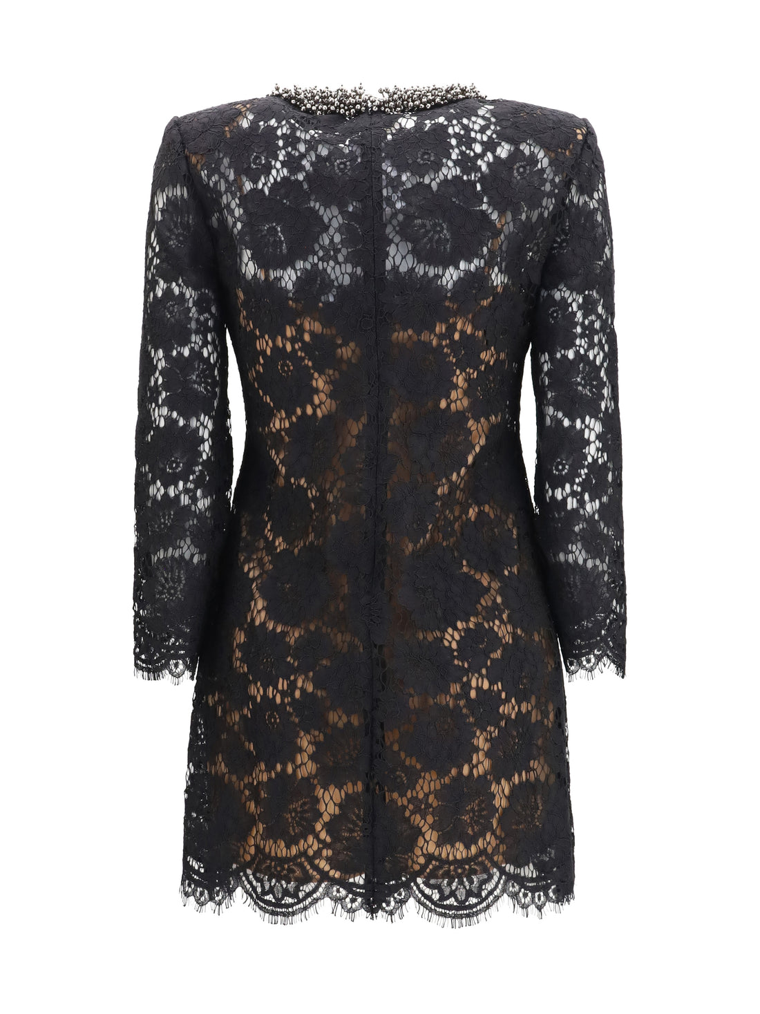 SELF-PORTRAIT 6 lace long sleeve mini dress