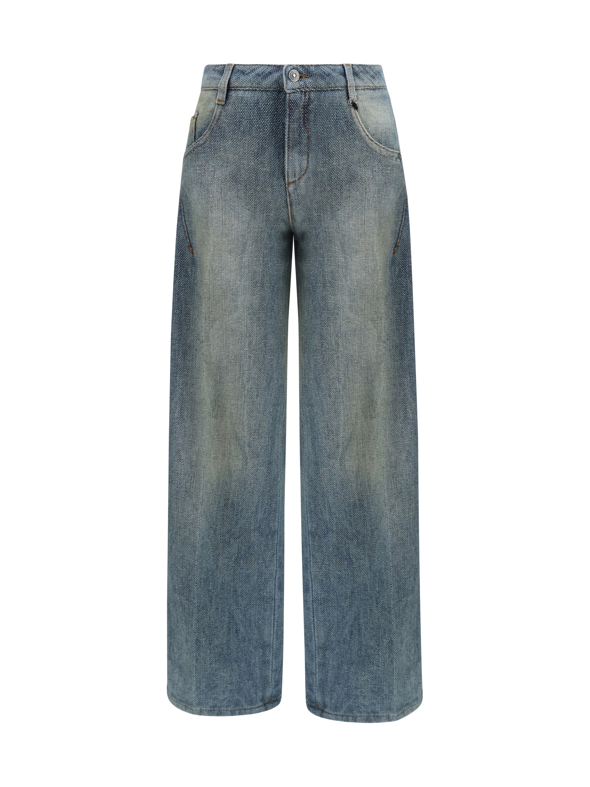 baggy denim jeans