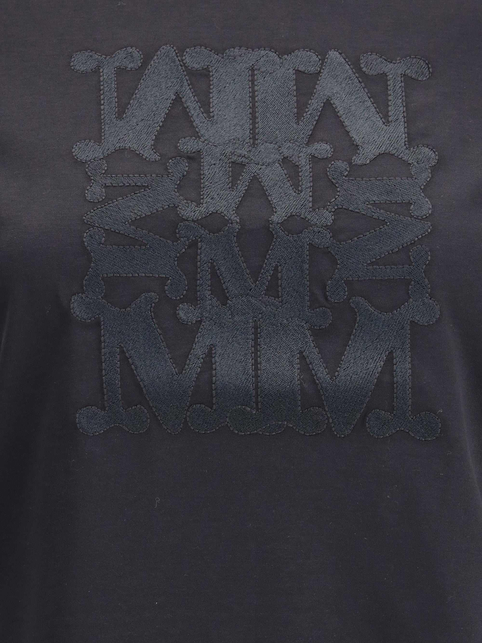 MAX MARA L embroidered monogram t-shirt