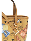 toni printed canvas tote bag