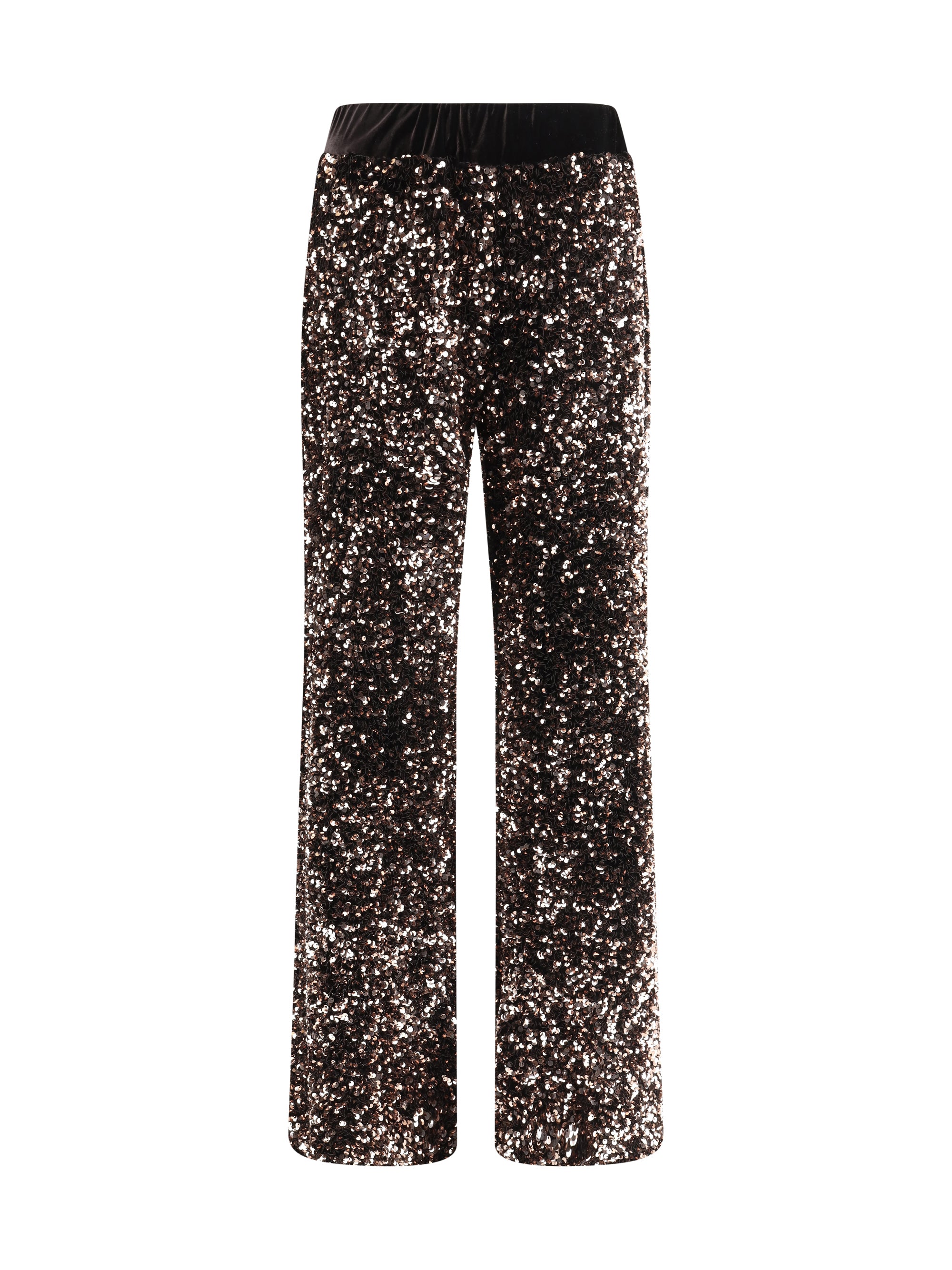 velvet pants with sequins