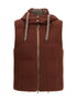BRUNELLO CUCINELLI 42 hooded down vest