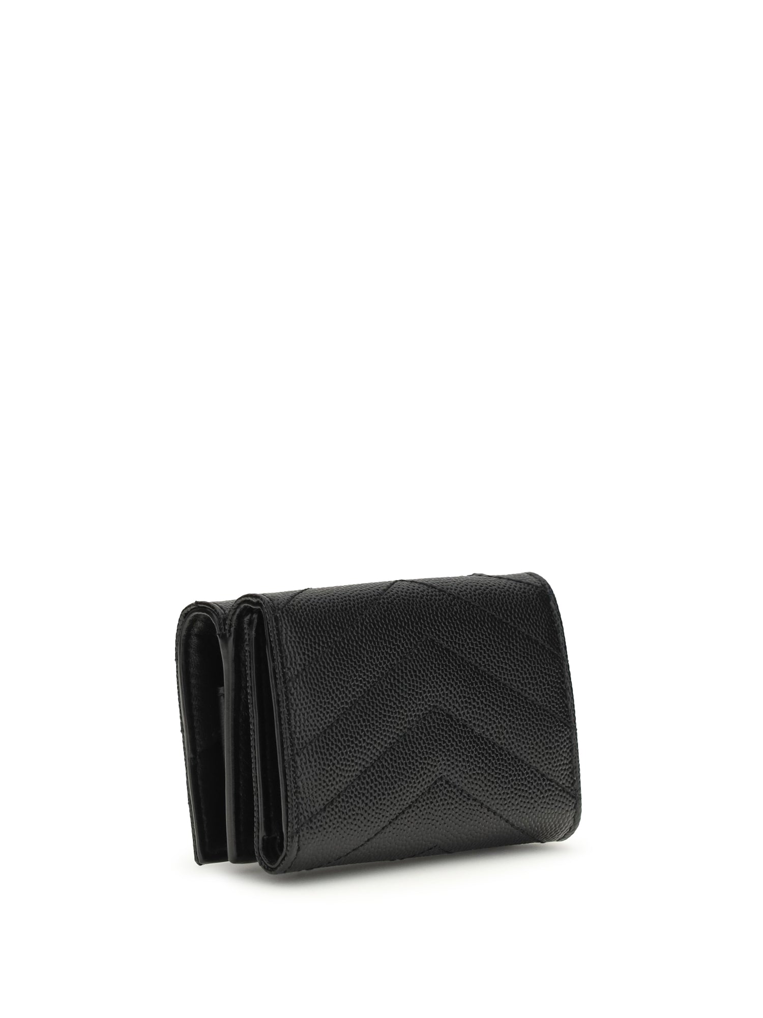SAINT LAURENT OS cassandre trifold wallet