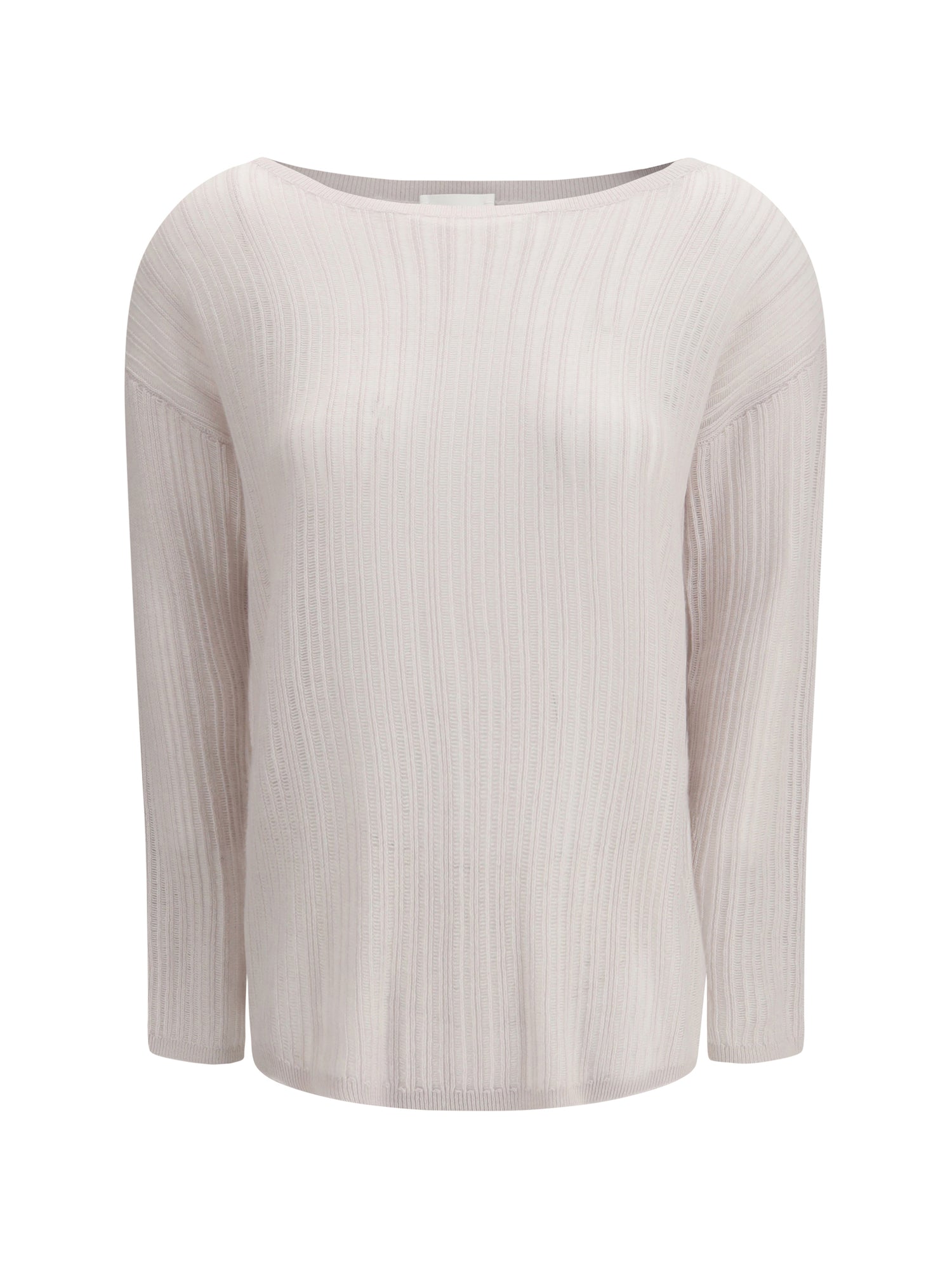 ALLUDE M rib-knit crew-neck sweater 