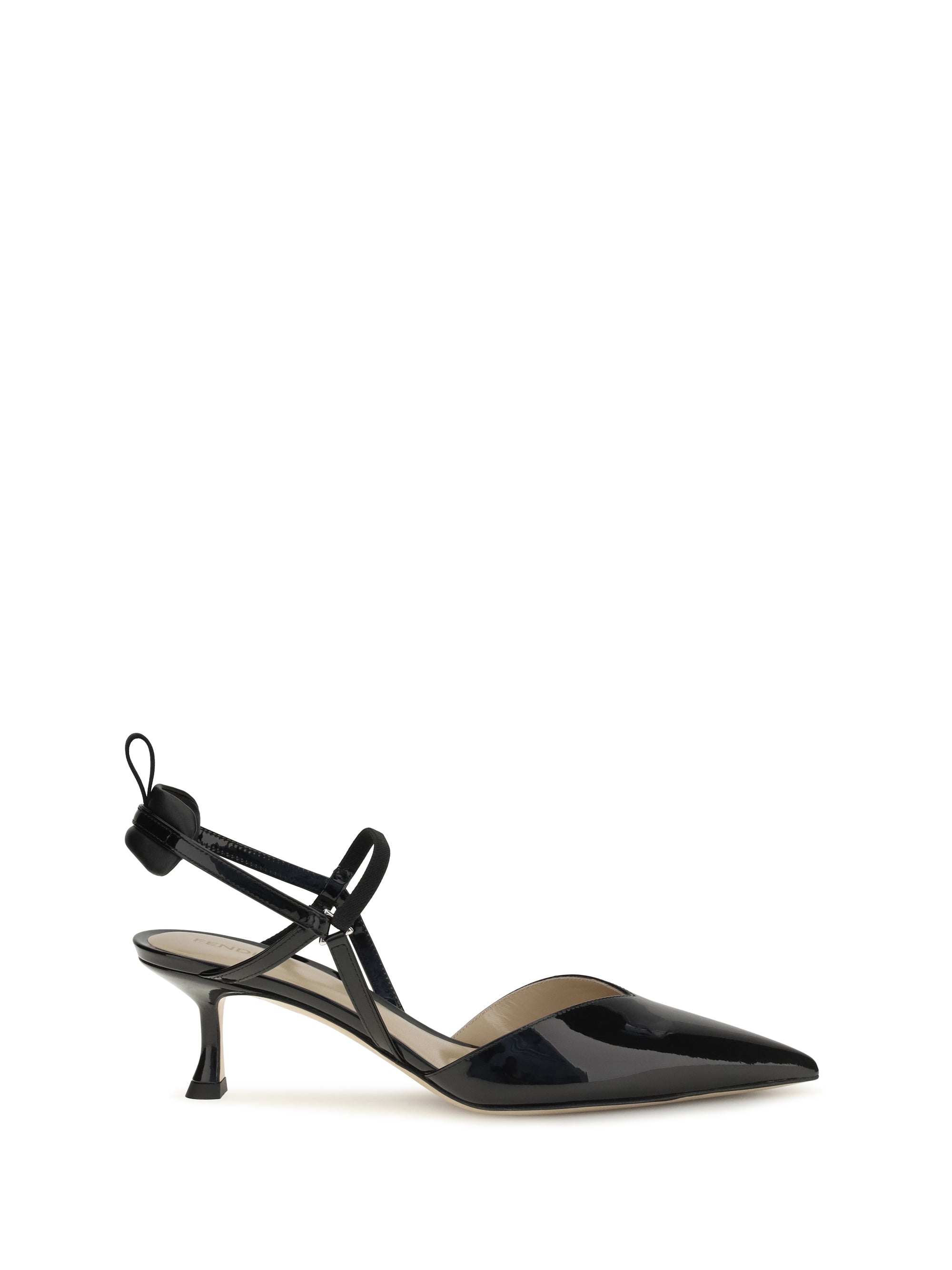 patent leather colibrì slingback pumps