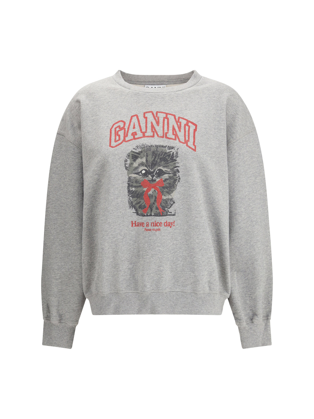 GANNI L kitty sweatshirt