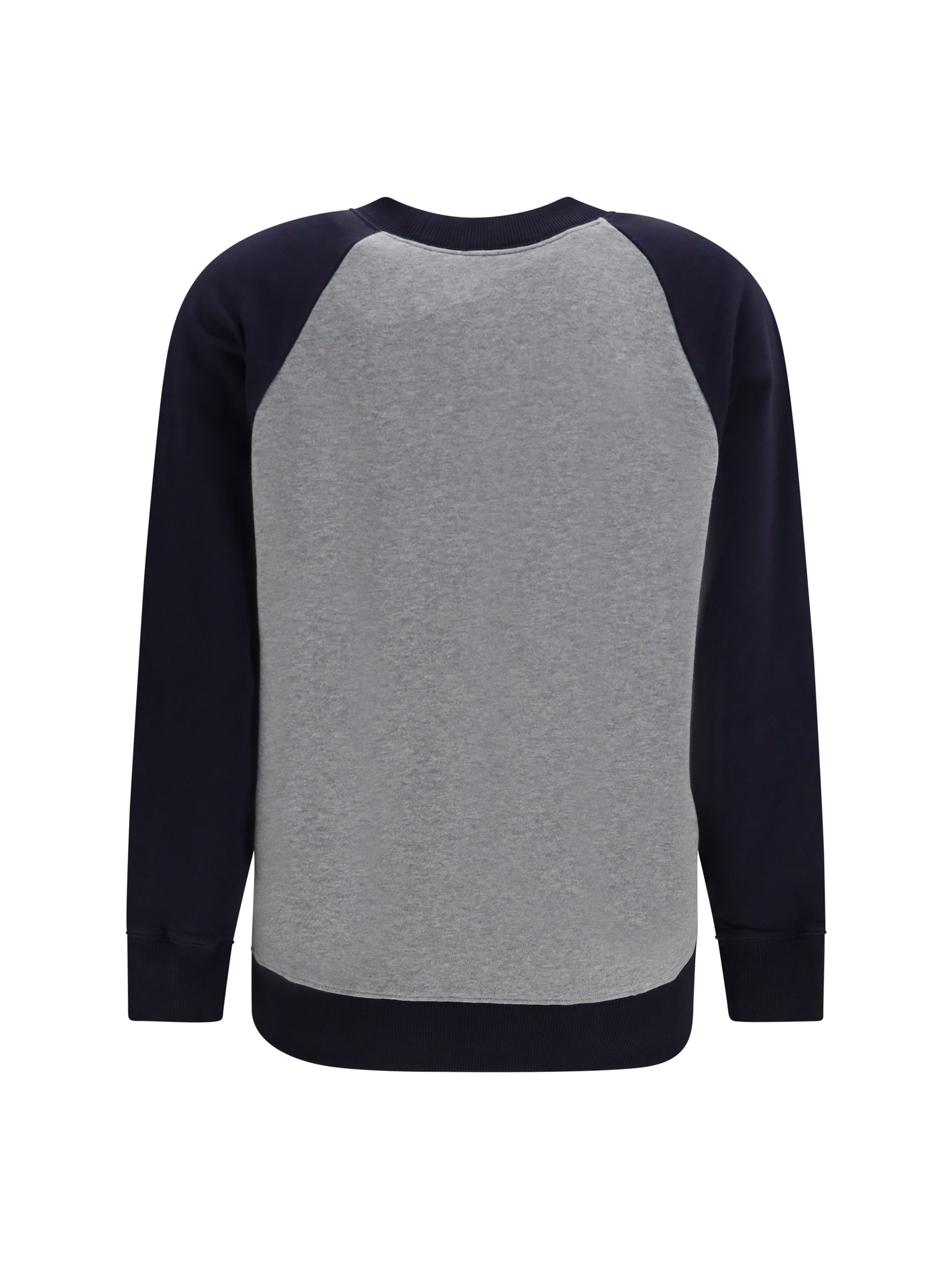 bicolor crewneck sweatshirt