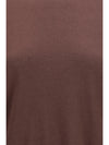 short-sleeve cashmere and silk sweater