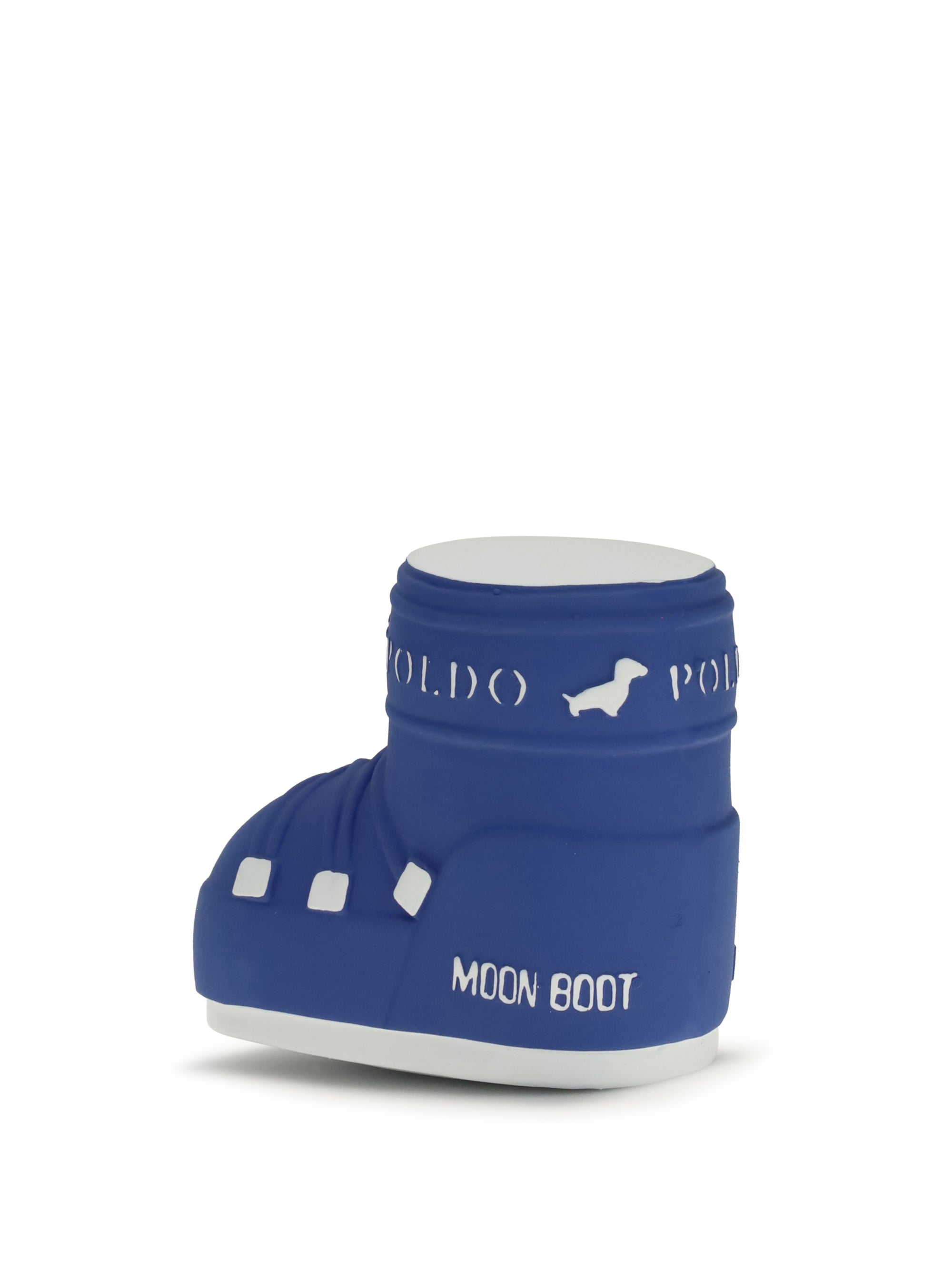 MOON BOOT OS sound toy by poldo x moonboot “squeaky”