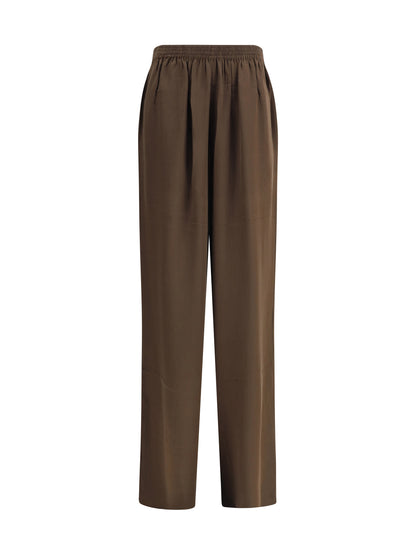 PETAR PETROV 36 silk wide leg pants