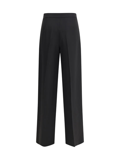 GIORGIO ARMANI 40 silk crepe cady one-dart pants