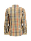 stretch cotton check shirt