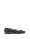 vlogo signature croc-effect ballerinas
