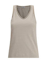 BRUNELLO CUCINELLI L striped tank top