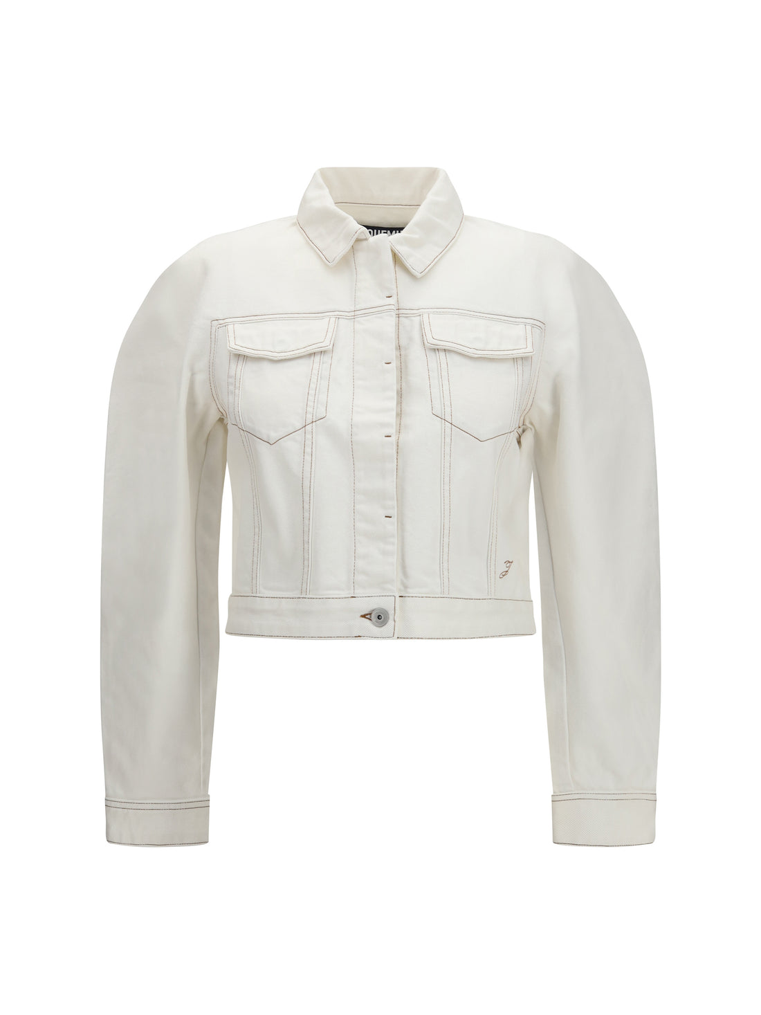 JACQUEMUS 40 ovalo jacket in denim