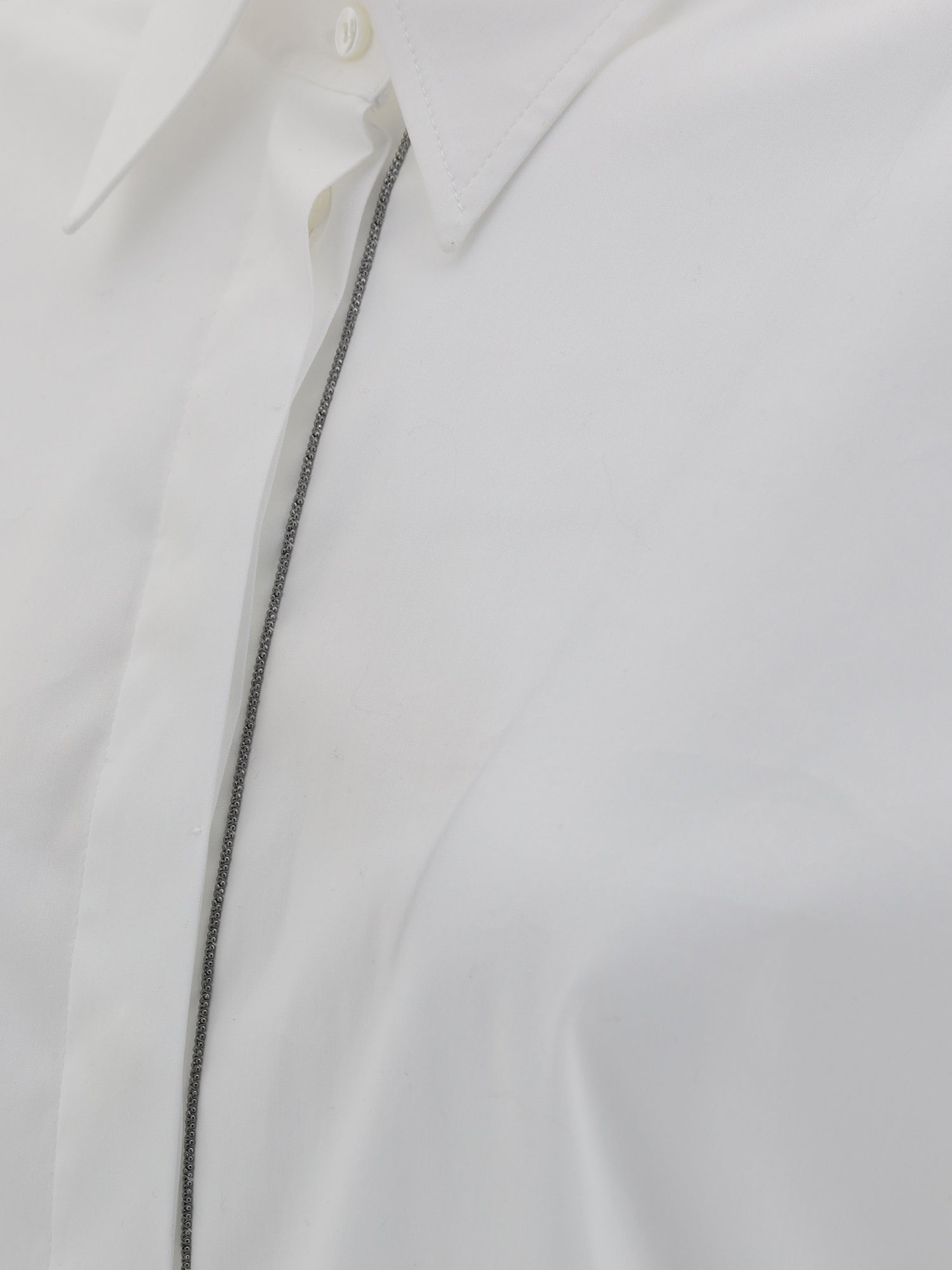 BRUNELLO CUCINELLI L shiny monili shirt