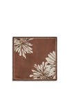 bloom print silk pongée scarf