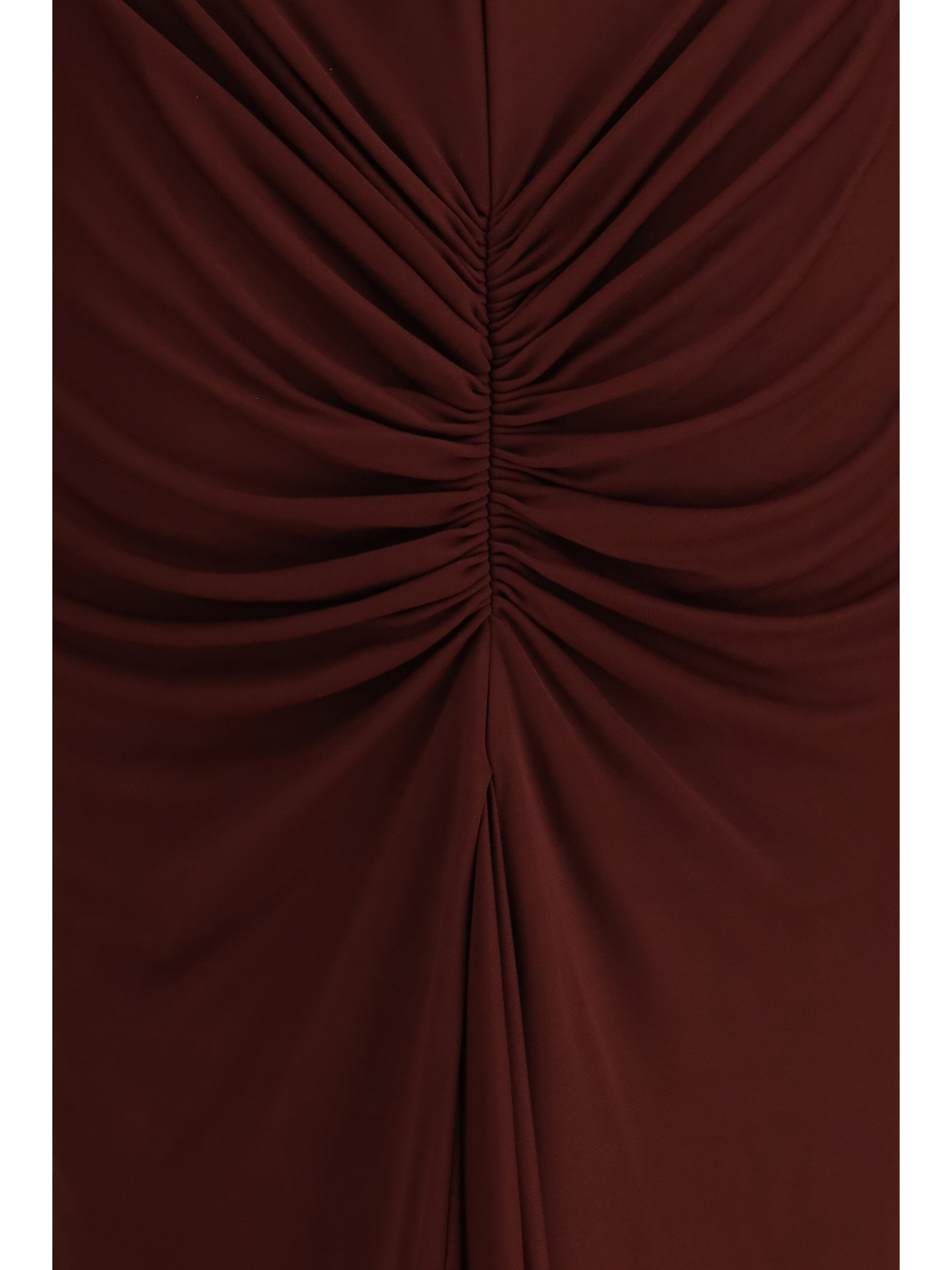 draped dress