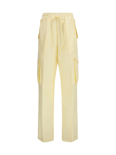 silk cargo pants