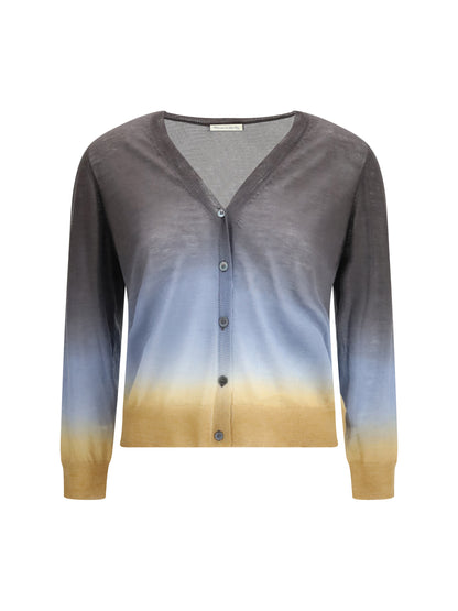 MIRROR IN THE SKY L gradient effect surya henley cardigan