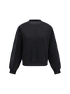mix media crewneck sweater