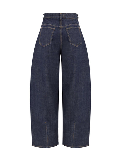 JACQUEMUS 28 le de-nimes oversized jeans 