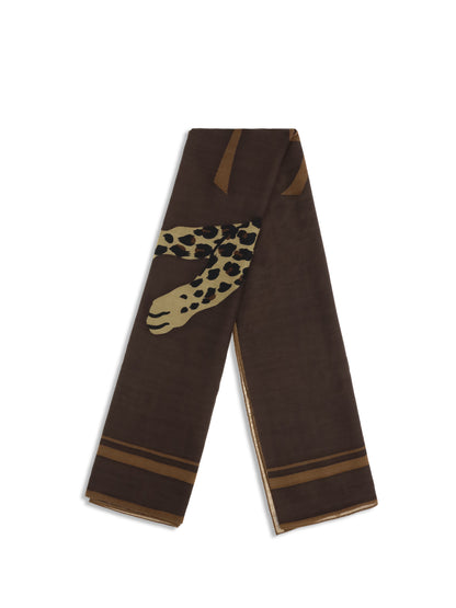 SAINT LAURENT OS grand carre leopard