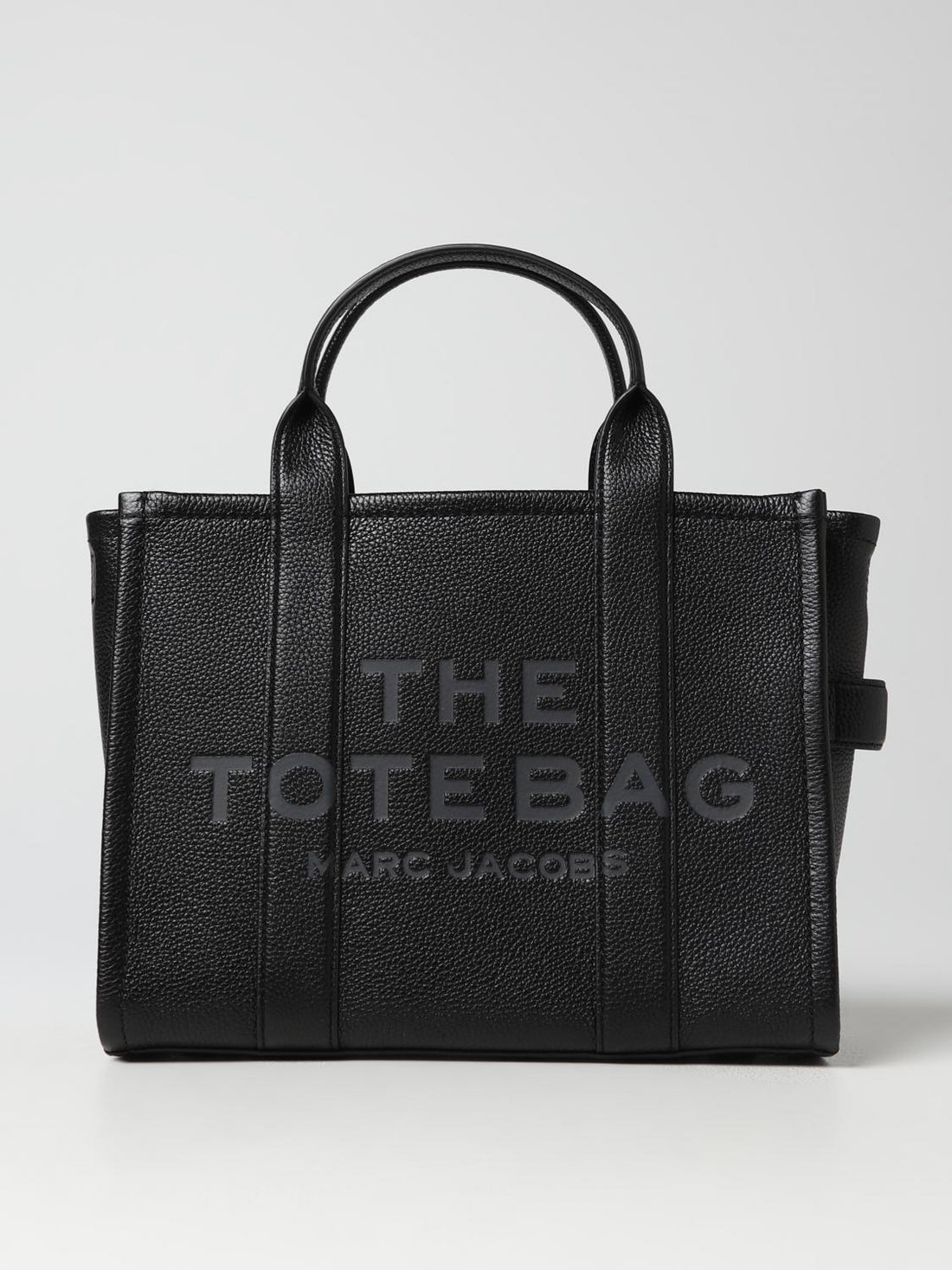 the tote bag in grained leather
