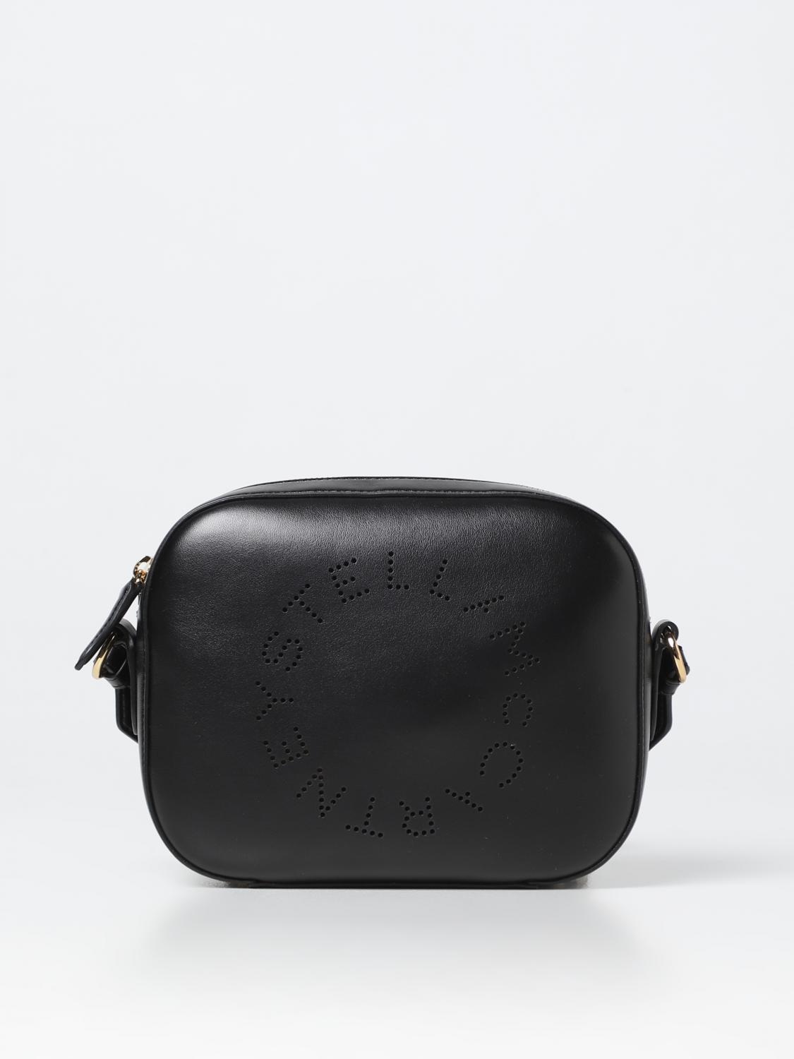 camera bag in faux nappa leather