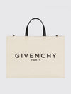 bag in canvas with logo print
